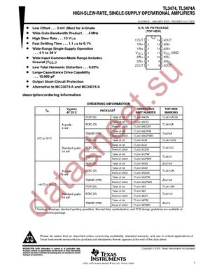 TL3474IN datasheet  